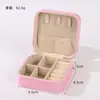 Caixa de Joias Quadrada Mini Personalizada pelo Fabricante Caixa para Anel Caixa de Armazenamento para Pulseira Colar Brincos Caixa de Joias de Alta Qualidade Atacado