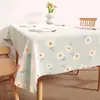 Mantel de PVC Impermeable y a Prueba de Aceite Sin Lavado Mantel Rectangular para Mesa de Comedor 2025 Nuevo Estilo Ins Sala de Estar Mesa de Centro Mantel