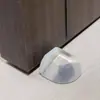 1 pieza acrílico perforado gratis silencioso puerta colisión antirrobo puerta superior puerta puerta barrera puerta de baño succión de puerta