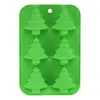 Moldes de Silicona Navideños en Stock, Moldes de Pudín Mousse de Grado Alimenticio, Moldes para Pastel de Árbol de Navidad, Herramientas de Repostería al por Mayor