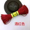No. Hilo de 7 hebras 20.15m mm Pulsera de Hilo Tejido a Mano DIY Cuerda para Colgar Colgante de Collar Cuerda Roja Material de Tejido a Mano