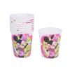 Set de Decoración para Fiesta Temática de Minnie Estilo Antiguo Platos de Papel Vasos de Papel Pancarta de Cumpleaños de Mickey Mouse Banderines Triangulares Adornos para Pastel