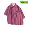 Europa y los Estados Unidos nueva colección de expresiones de personajes de animación de dibujos animados 3D camisa de impresión digital para hombres y mujeres apoyan una generación de cabello