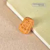 Sândalo Jacarandá Caqui em Forma de Amendoim Pingente da Sorte Feito à Mão Trançado DIY Acessório para Corrente de Celular