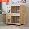 Villa Gato Espacio Jaula de Gato de Lujo Tienda de Mascotas Casa para Gatos Hogar Nido para Gatos de Interior Gabinete para Gatos Otros Tapetes para Arenero de Gato