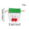 Amazon Decoração de Natal Suprimentos Bolso de Cordão de Linho Maçã Velho Homem Doce Presente para Crianças Árvore de Natal