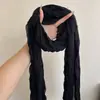 Lenço de Seda Marrom Retrô para Cabeça de Mulher, Novo Estilo Outono e Inverno, Lenço de Cabelo Doce e Cool, Cinto, Lenço Quadrado, Acessórios, Lenço de Seda com Cor de Outono e Inverno