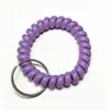 Chaveiro de Fio de Telefone, Etiqueta de Número para Armazenamento, Pulseira de Plástico, Argola de Mola, Etiqueta de Pendurar, Etiqueta de Número de Pedido, Logotipo Personalizado