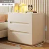 Mesita de noche estilo mid-century, madera maciza, para uso doméstico, dormitorio, estante de almacenamiento junto a la cama, armario de almacenamiento, nuevo modelo 2026, adecuado para apartamentos pequeños