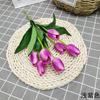 Spot atacado flor artificial 7 Tulip casamento ao ar livre paisagismo engenharia decoração falsa flor comércio exterior buquê artificial