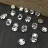 Botón Plano Biselado K9 Doble Agujero Costura a Mano Piedra Blanca Hecho a Mano DIY Cristal Diamante Ropa Zapatos Bolsas Otro Arcilla