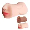 Copo de Masturbação Masculino Fox-Man com Três Furos, Réplica Realista Masculina para Sexo Oral, Anal e Vaginal, Produto de Novidade para Adultos