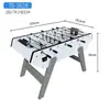 Máquina de Futbolín de 8 Polos Juguete Infantil Entretenimiento Grande para Padres e Hijos Juego de Mesa de Futbolín Mesa de Juego de Mesa Juego de Mesa Interactivo de Futbolín para Dos Jugadores