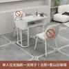 Mesa y Silla para Uñas Oferta Especial Económico Vidrio Templado Individual/Doble Persona Lujo Ligero Estilo Simple Ins Escritorio para Uñas