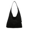 Atacado Retrô Grande Capacidade Suede Saco de Pão Feminino Novo Outono e Inverno Popular Bolsa de Ombro Moda Saco Balde