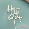 Te deseamos longevidad, salud y longevidad, Insignias de Acrílico Engrosado para Pasteles, Insignias para Postres de Repostería