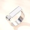 Anillos Geométricos en Forma de U Europeos y Americanos para Mujer, Sentido Retro de la Moda, Anillo Abierto de Signo de Exclamación, Anillo para Dedo Índice Creativo Venta al por Mayor de Fábrica