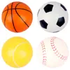 Venta Caliente Transfronteriza Alivio del Estrés 6cm Balón de Fútbol y Baloncesto Esponja de Espuma de PU Pelota Rebotante Juguete para Aliviar el Estrés Juguete Pequeño