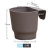 Vaso de Flores Chlorophyllus Pendurado Plástico Semicircular Espessado Cesto Pendurado Vaso de Flores Grande Verde Verde Lápis Planta Glória da Manhã Vaso de Flores Pendurado