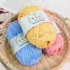 Atacado de Tiras de Tecido de Cor Pura e Bolas de Lã Grossa para Pantufas de Crochê, Kits de Materiais DIY para Tricô Manual, Receitas