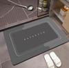 Tapete de piso absorbente desechable de lodo de diatomeas para entrada del hogar, baño, cocina, tapete de piso grande de goma antideslizante