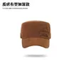 Gorros de Invierno Transfronterizos para Hombres de Mediana Edad y Mayores, Gorros Militares Planos de Invierno, Protección para los Oídos y Gorros de Pana Cálidos de Terciopelo