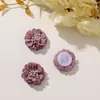 Moda Coreana 3cm Camurça Sintética Flor Margarida DIY Acessórios de Cabelo Headwear Flores para Sapatos Roupas Acessórios de Chapéu