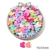 Cuentas Sueltas de Color Sólido Acrílico Corazón con Cuentas Corazón de Durazno Flores Pulsera Hecha a Mano Collar Cadena para Teléfono Móvil Accesorios de Joyería