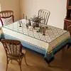 Mantel impermeable y a prueba de aceite, paño de escritorio sin lavado, mantel rectangular de estilo ins para comedor, mantel de PVC de estilo de lujo ligero de alta gama para mesa de café