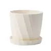 Vento simples nórdico imitação cerâmica vaso de flores fábrica atacado plantas em vaso verdes plástico resina espessada com prato vaso de flores