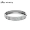 2025 Nuevo Pulsera Geométrica de Lujo Accesible Pulsera de Circonita Pulsera Estilo Ins Diseño Personalizado Pulsera de Moda