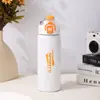 Taza de Acero Inoxidable de Alto Valor 316 para Doble Popote, Unisex, Portátil para Exteriores, Taza Térmica Deportiva con Tapa de Rebote