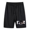 Pantalones Cortos Negros de Black Clover Anime Negro Estampado Holgado de una Pieza Tendencia