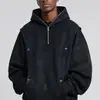 Sudadera con capucha tie-dye desgastada, estilo fino para primavera y otoño, chaqueta deportiva holgada de moda para estudiantes, chaqueta casual elegante para hombres, comercio exterior