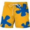 Comercio exterior Amazon paidaxing mismo estampado digital 3D pantalones de playa shorts para hombre mismo estilo para hombre y mujer