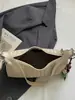 Bolsa de Axila Tecida Cor Sólida Estilo Novo Verão 2026 Bolsa de Mão Casual Moda Grande Capacidade Bolsa Transversal Personalizada