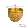 Latão Fubao Pote de Arroz Tigela Tesouro Pote Ornamento Pote de Arroz de Cobre Decoração de Casa Ornamento de Escritório Artesanato