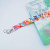 Lanyard de transferencia de calor con animación, lanyard de dibujos animados, cuerda para el cuello, cordón para colgar insignia anti-pérdida, insignia, certificado, hebilla metálica, lanyard para teléfono móvil