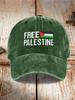 Cross-border Algodão Lavado Chapéu Impresso Old Torre Hat Masculino Comércio Exterior Retrô Baseball Cap Explosões Soft Top Sun Hat