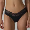 SKIM Kardashian Renda de Algodão Roupa Íntima Europeia e Americana ins Algodão Puro Renda Cor Sólida Fio Dental Feminino