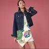 Bufanda Triangular Estampada de Diseño Único para Mujer, Chal Multiusos de Sarga, Chaleco Fino de Exterior Falso Cuello para Primavera y Otoño