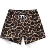 Venta Caliente Transfronteriza de Amazon Pantalones Cortos Estampado de Leopardo Impresión 3D Versátiles Casual Americano para Hombre Pierna Ancha Verano Holgados Venta al por Mayor