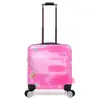 Maleta de Cabina Animales 3D para Regalo de 18 Pulgadas Caricatura Casual Maleta de Viaje para Niños Maleta con Ruedas Giratorias Moderna y Linda