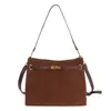 Bolsa de Ombro Feminina 2025 Outono e Inverno Nova Moda Simples Grande Capacidade Bolsa Retrô Bolsa para o Dia a Dia Sob o Braço Exportação
