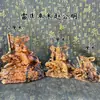 Escultura em Madeira de Jujuba Lei Jujube Escultura Zhao Gongming Como um Raio Madeira de Jujube Zhao Xuantan Tianjun Como Enfeites de Casa