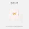 Calentando Pequeño Núcleo CálidoDudu Home Ropa Infantil Camiseta de Manga Larga para Niños Otoño Invierno Camiseta Interior para Niños Moda de Invierno para Niñas