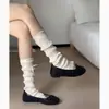 Zapatos Mary Jane Planos Bajos Estilo Ballet Francés Negros para Mujer, Nuevo Modelo Verano 2026, Versátiles con Faldas, Punta Redonda