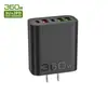 Carregador multi-porta 360W shell 3U 2 PD adaptador de energia 5V2A 12W para telefones Apple e Android