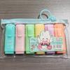 Kit mini marca-texto kit 6 cores proteção ocular Macaron marca-texto caneta chave caneta marcadora especial atacado