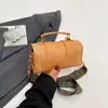 Bolso bandolera de textura de alta calidad para mujer, nuevo, otoño 2026, bolso bandolera pequeño para mujer, moda de nicho, bolso de mano de un solo hombro retro
